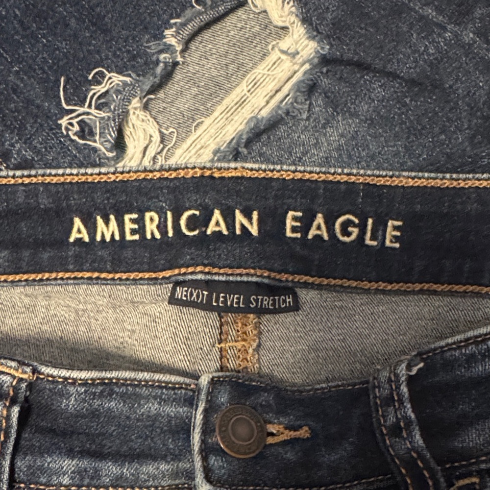 American Eagle Outfitters Next Level Stretch Indigo Skinny Jeans - Picture 2 of 5